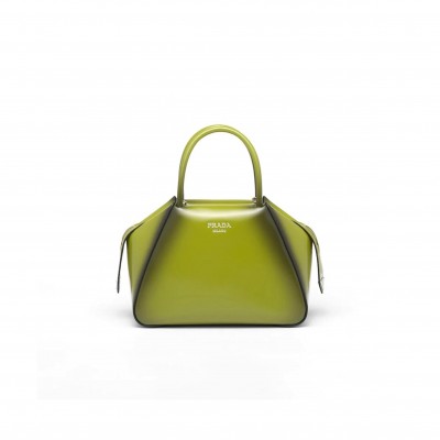 PRADA SMALL BRUSHED LEATHER SUPERNOVA HANDBAG 1BA366 (25.5*18*13.5cm)